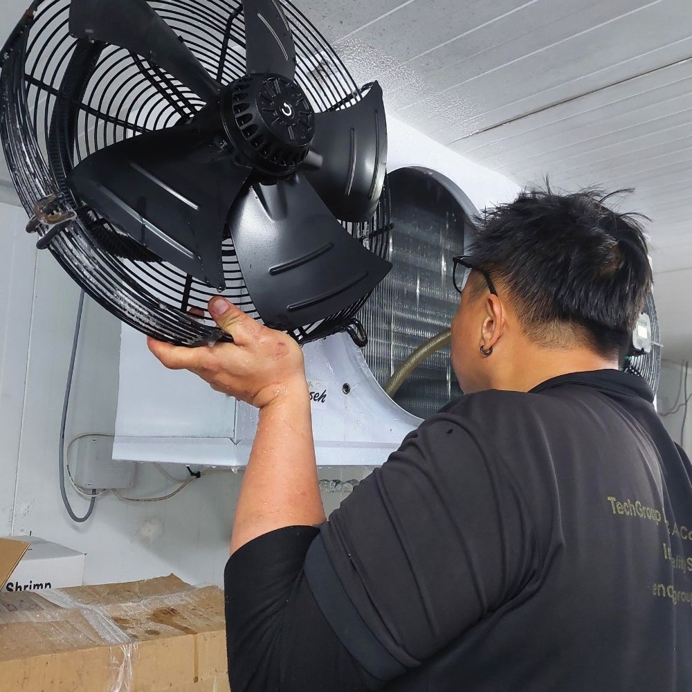Chiller Room Fan Motor Replacement