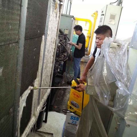 Coldroom Condenser Chemical Wash