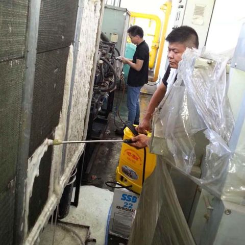 Coldroom Condenser Chemical Wash