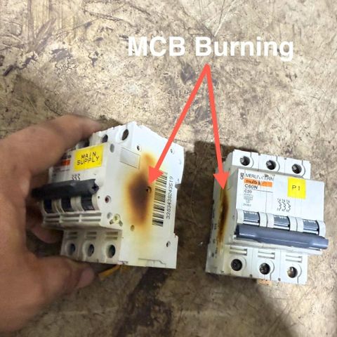 MCB Replacement due to Overload