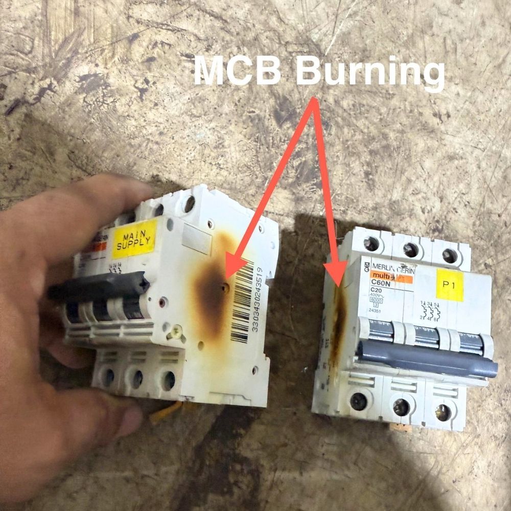 MCB Replacement due to Overload