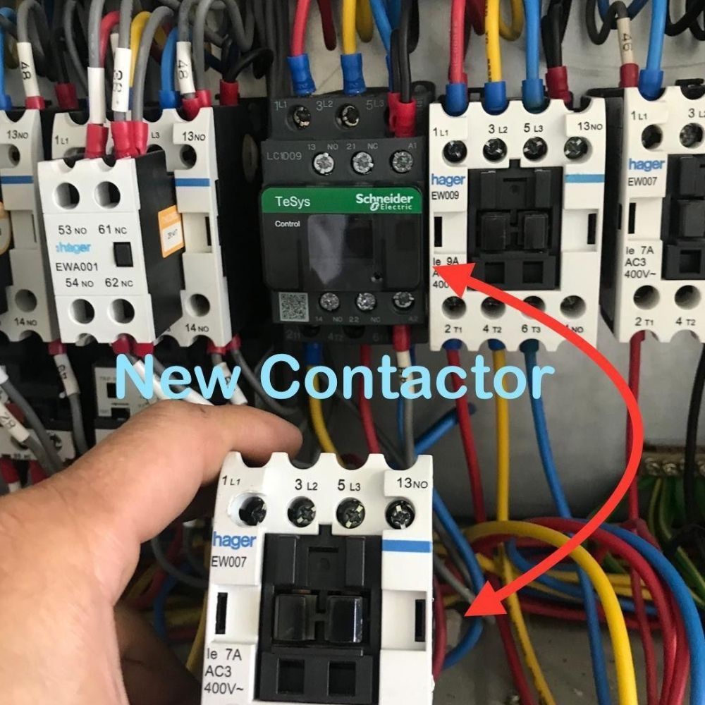 Motor Contactor Replacement
