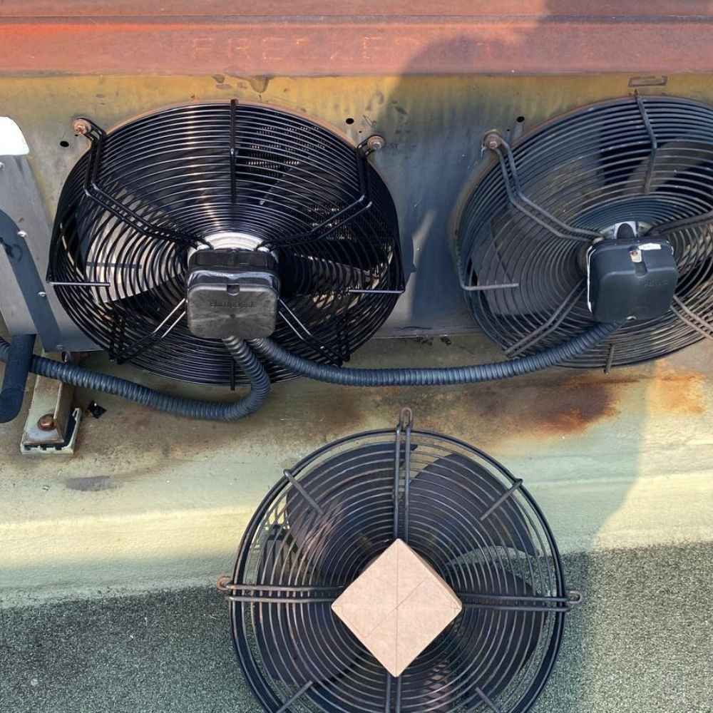 Process Chiller Condenser Fan Motor Replacement