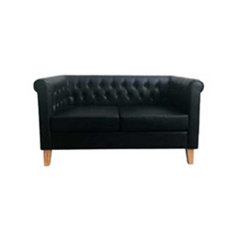 Chesterfield Double Sofa Black