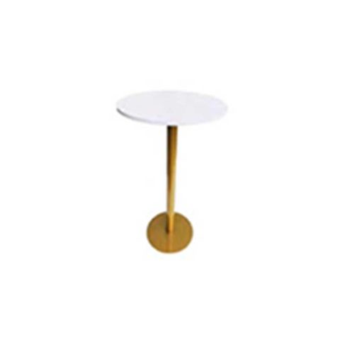 Gold Lum Round Bar Table