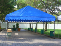 Blue Gazebo Tentage