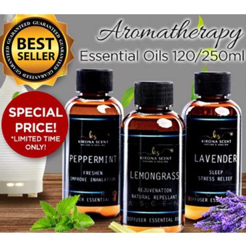 Aromatherapy Essential Oil. 100% Natural Botanical Extracts. Water Soluble Fragrances for Diffusers.