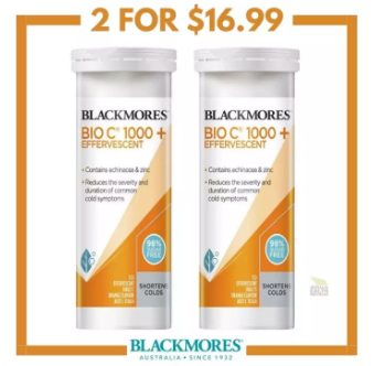 Blackmores Bio C 1000, Echinacea + Zinc 10