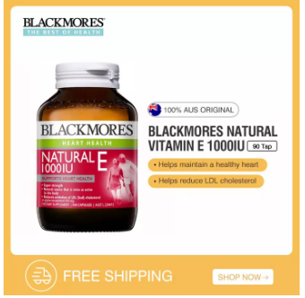 Blackmores - Natural Vitamin E 1000IU 100