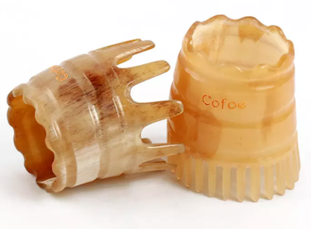 Cofoe Head Guasha Massage Brush Anti-Static Horn Comb Magic Head Acupoint Massage Brush