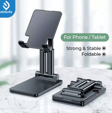 eDSLRs Double Column Pocket Size Foldable Lazy Phone Holder