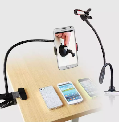 Lazy Man Iron Mobile stand* Universal Mobile Phone Holder *Mobile Iron Stand Enhanced Iron Frame Laptop Portable Stand