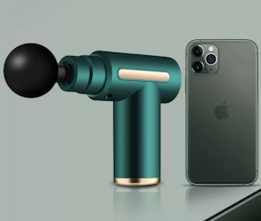 Mini Portable Massage Gun With 4 Massage Heads