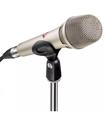 NEUMANN KMS 105 Studio grade stage microphone for vocalists. Supercardioid pickup pattern.