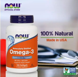 Now Foods Omega-3, 180 EPA/120 DHA