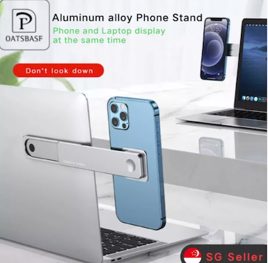 Oatsbasf Aluminum Alloy Phone stand phone and laptop display at the same time