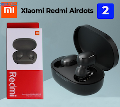 Redmi Airdots 2 wireless bluetooth headset stereo subwoofer BT 5.0 with microphone hands-free headset smart AI control BEST