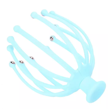 Scalp Massager, Hair Therapy Massager, Massager, Head Ergonomic 12Pcs Kids for Adults blue