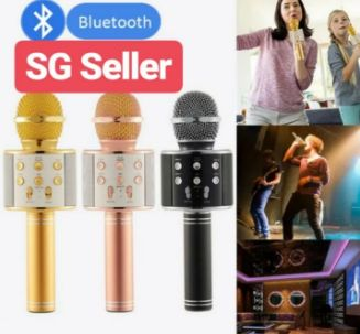 SG WS 858 Bluetooth Wireless Karaoke Microphone Tongle Pte. Ltd