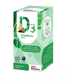 Total Nutrition Vitamin D3 1000IU 60T