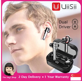 UiiSii TWS808 Dual Driver True Wireless Earbuds Hi Fi Audio Bluetooth Earphones