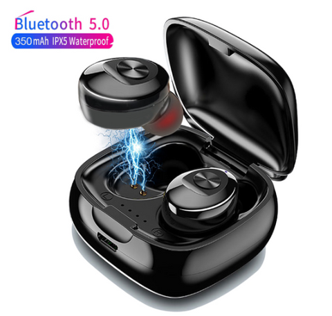 XG12 Bluetooth 5.0 TWS Earphone Stereo Wireless Earbus HIFI Sound Sport Earphone