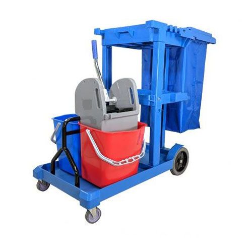 Janitorial Cart / Blue Leo Trolley