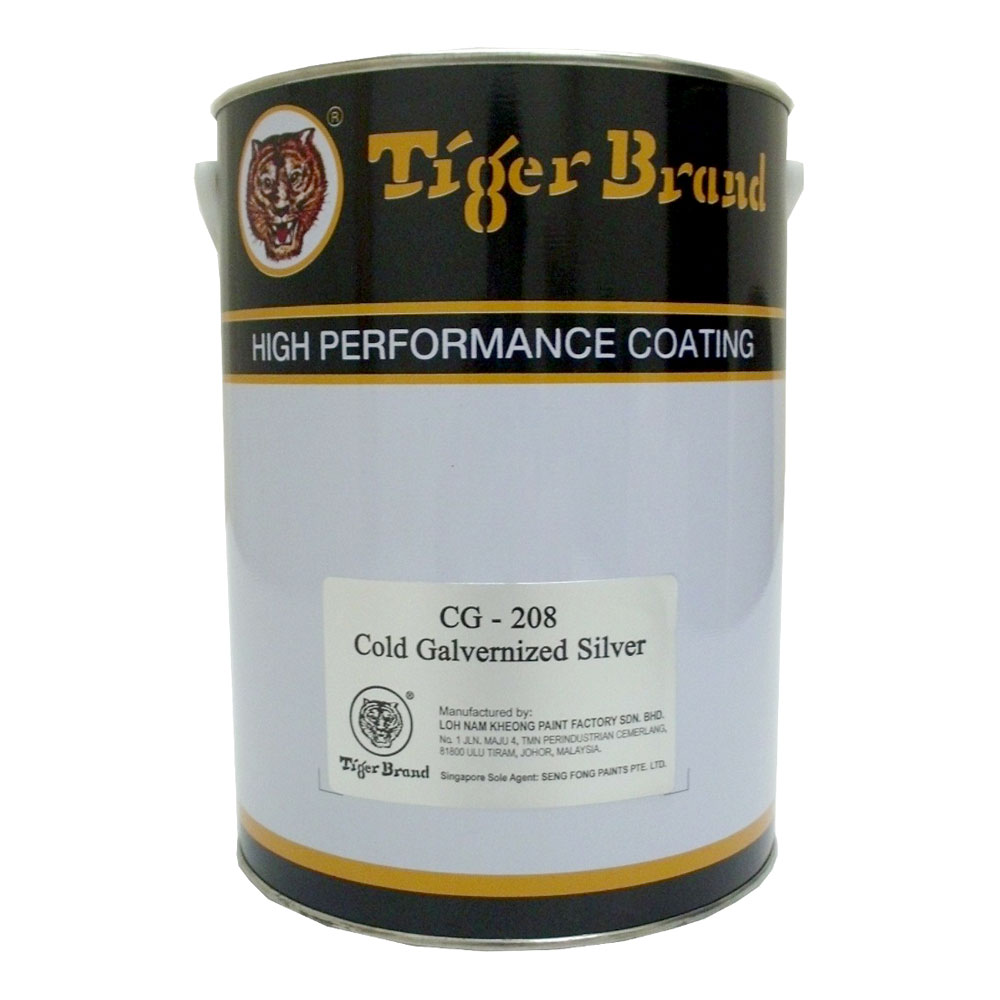 Tiger Cold Galvanised Sliver Paint (CG-208)