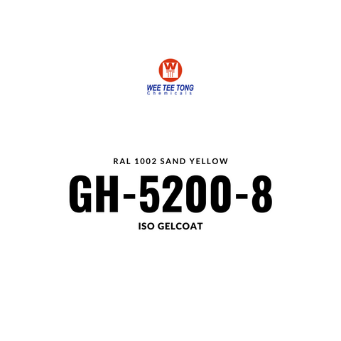 ISO Gelcoat GH-5200-8  RAL 1002 Sand yellow