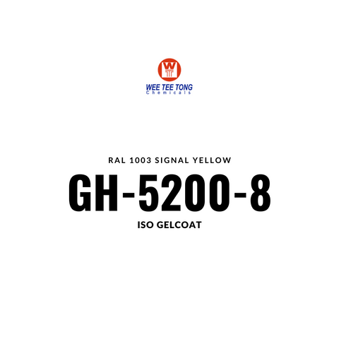 ISO Gelcoat GH-5200-8  RAL 1003 Signal yellow