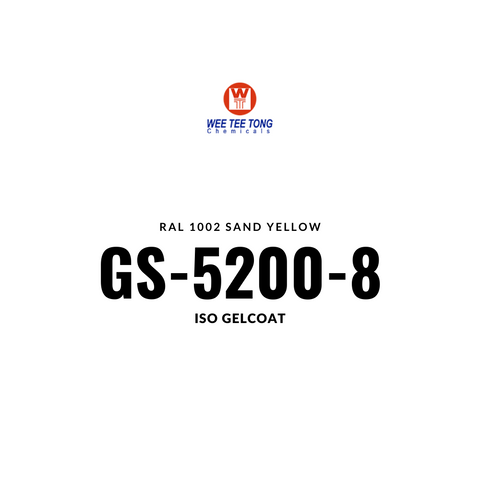 ISO Gelcoat GS-5200-8  RAL 1002 Sand yellow