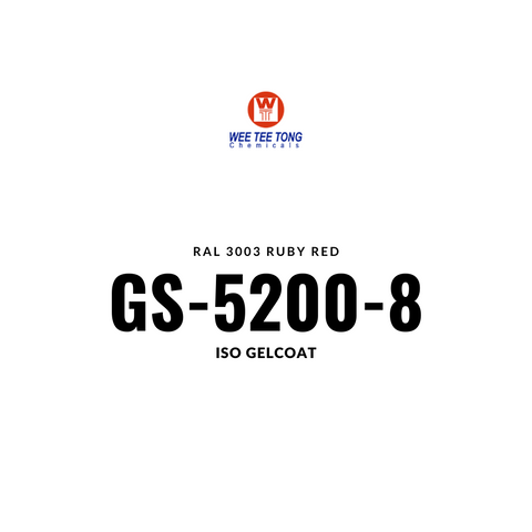 ISO Gelcoat GS-5200-8  RAL 3003 Ruby red