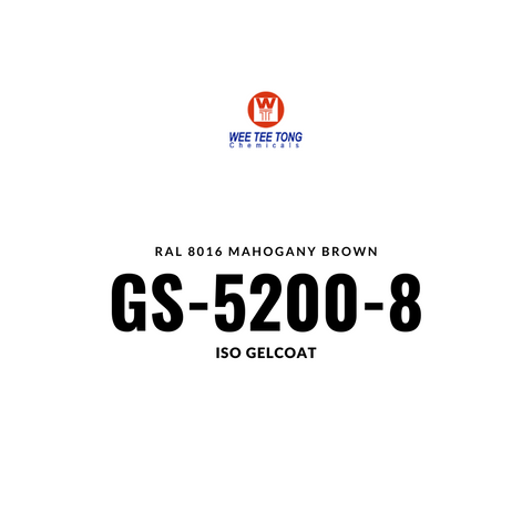 ISO Gelcoat GS-5200-8  RAL 8016 Mahogany brown