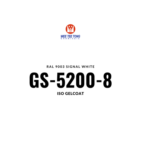 ISO Gelcoat GS-5200-8  RAL 9003 Signal white