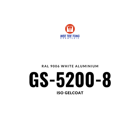 ISO Gelcoat GS-5200-8  RAL 9006 White aluminium
