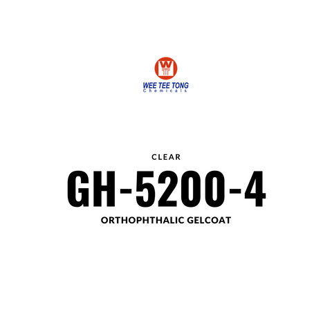 Orthophthalic Gelcoat GH-5200-4 Clear