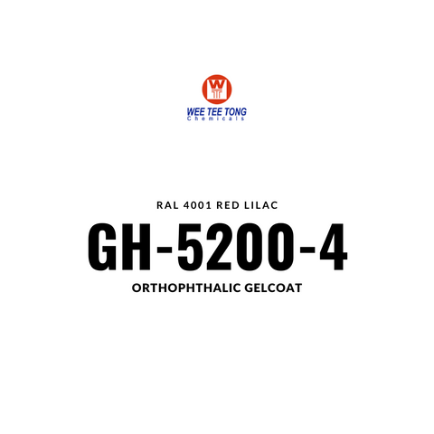 Orthophthalic Gelcoat GH-5200-4  RAL 4001 Red lilac