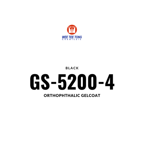 Orthophthalic Gelcoat GS-5200-4 Black