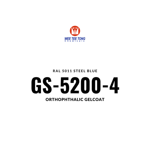 Orthophthalic Gelcoat GS-5200-4  RAL 5011 Steel blue