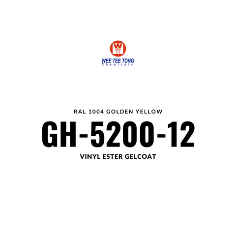 Vinyl Ester Gelcoat GH-5200-12  RAL 1004 Golden yellow