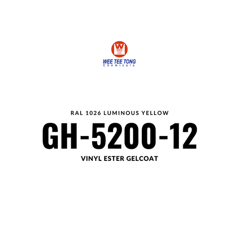 Vinyl Ester Gelcoat GH-5200-12  RAL 1026 Luminous yellow