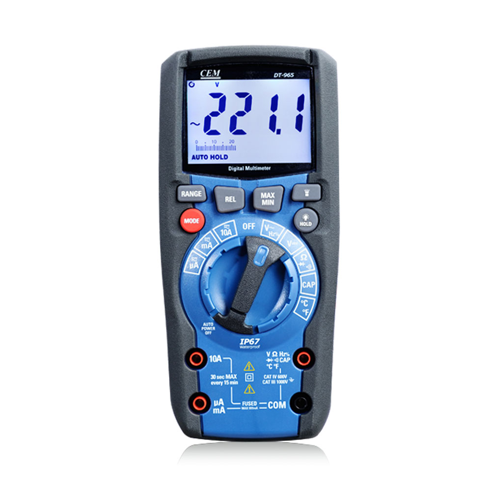 CEM DT-965T Heavy Duty Industrial Digital Multimeter