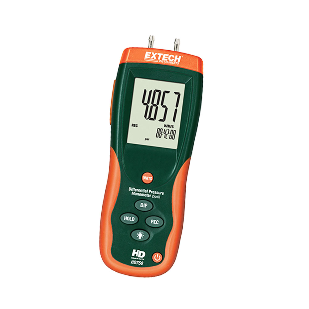 Extech HD750 Differential Pressure Manometer (5psi)