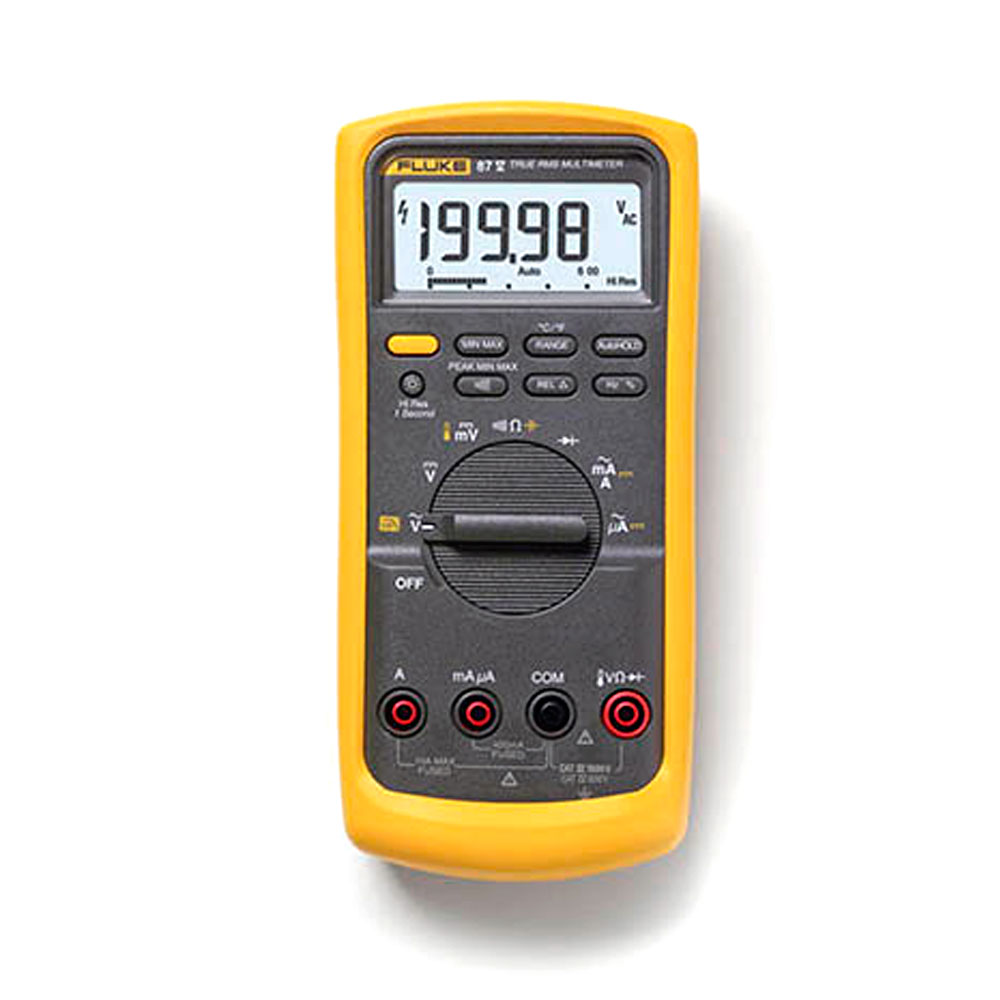 Fluke 87-5 Industrial True RMS Multimeter with Temperature