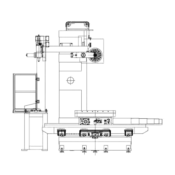 YAMARIS UBM-W CNC Horizontal Boring & Milling Machine With Extendable Spindle (Fixed Column)