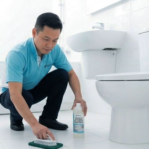 Toilet Anti-Slip Floor Coating Treatment