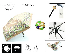 3 Fold Umbrella #F3/003 Coral