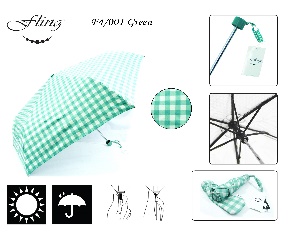 4 Fold Umbrella #F4/001 Green