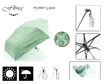 4 Fold Umbrella #F4/007 Green
