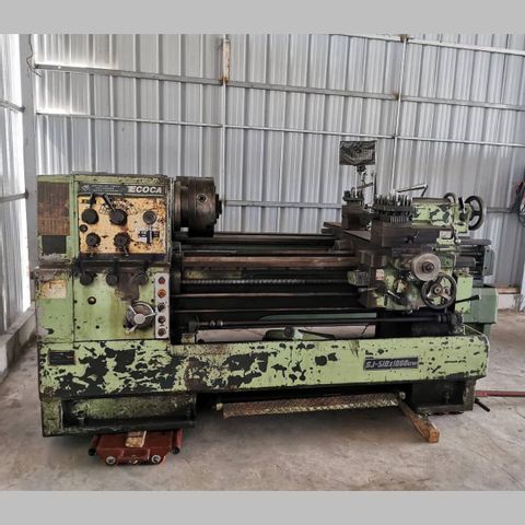 No.15 เครื่องกลึง Ecoca 510x1000 รูเพลา 80 มือ2